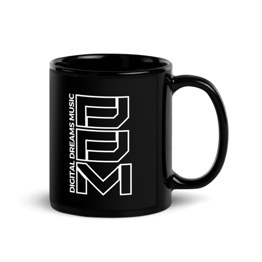 Schwarze DDM Tasse